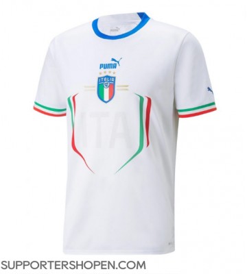 Italien Borta Matchtröja 2022 Kortärmad